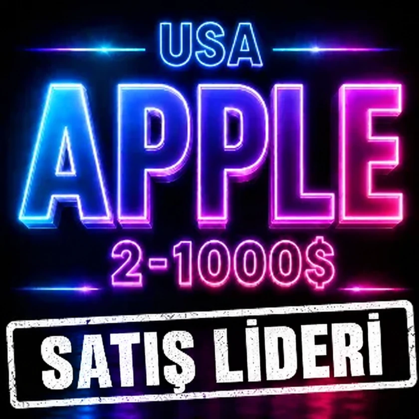 Apple App Store ve iTunes Hediye Kartı — 2 USD, ABD · 1/1